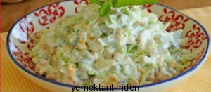 tavuklu göbek salatası tarifi